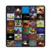 Pink Floyd Mousepad - Album Dark Side Of The Moon Collage