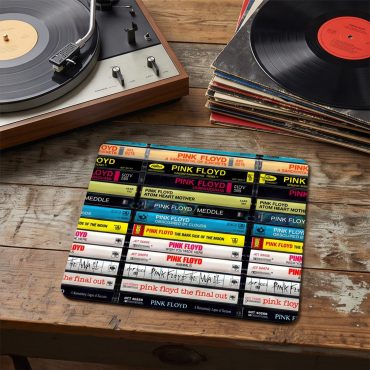 Pink Floyd Mousepad - Albums Cassette Retro Collection
