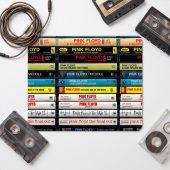 Pink Floyd Mousepad - Albums Cassette Retro Collection