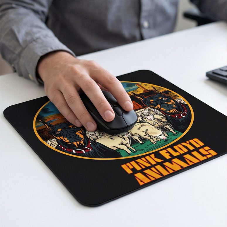 Pink Floyd Mousepad - Animals Dog Sheep Pig trippy Pink Floyd Mousepad - Animals Dog Sheep Pig trippy