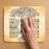 Pink Floyd Mousepad - Breathe Lyrics