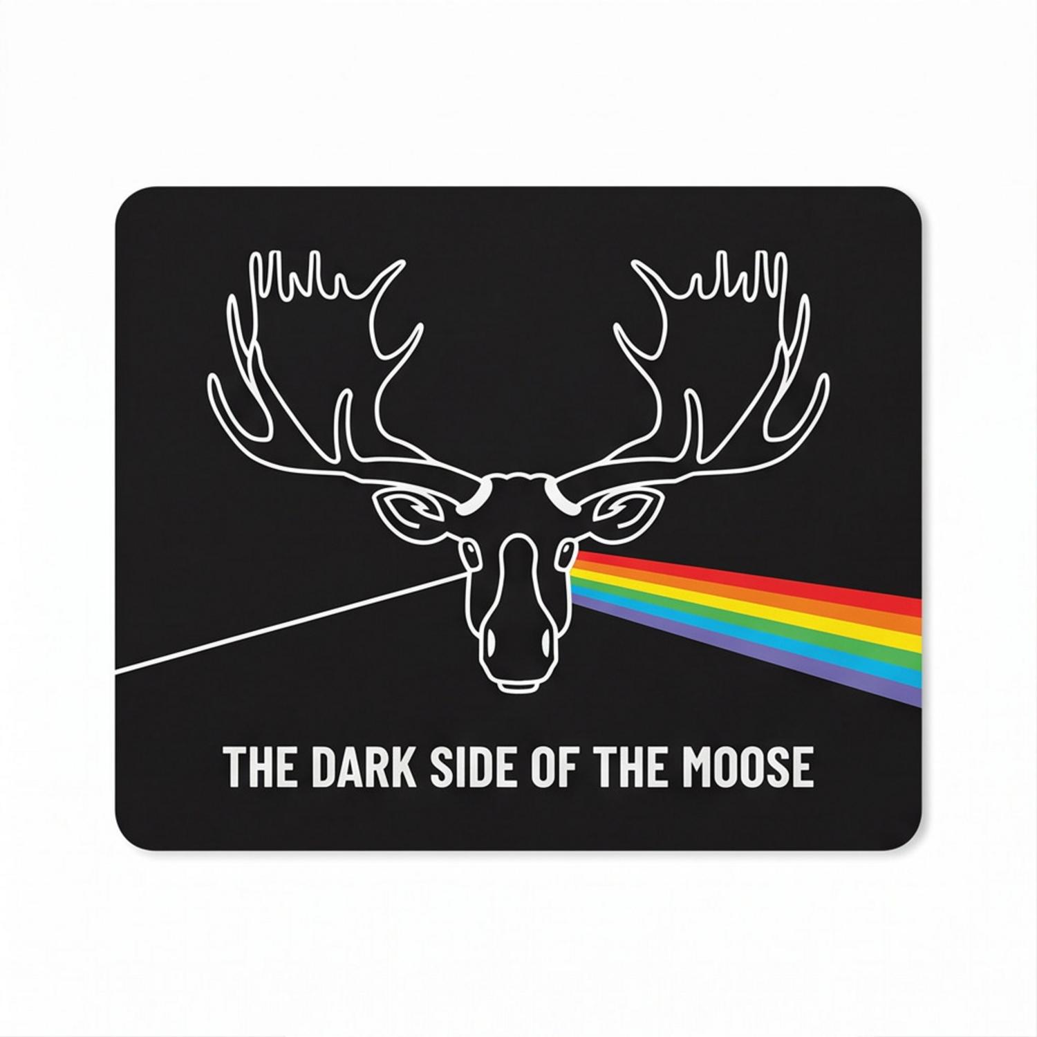 Pink Floyd Mousepad - Dark Side Of The Moose Pink Floyd Mousepad - Dark Side Of The Moose