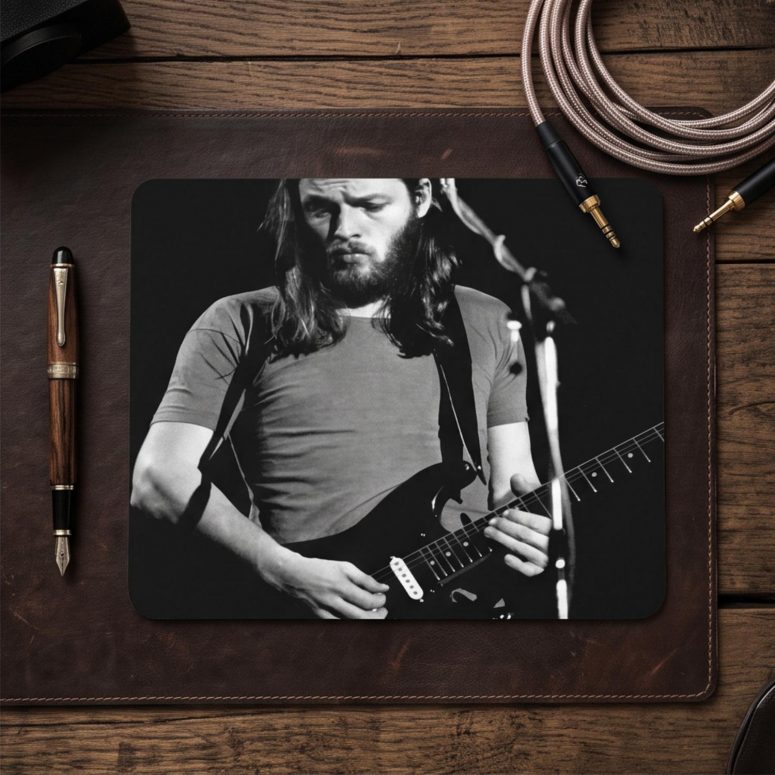 Pink Floyd Mousepad - David Gilmour Live In Concert 1974 Pink Floyd Mousepad - David Gilmour Live In Concert 1974