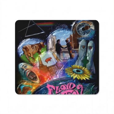 Pink Floyd Mousepad - DSOTM WYWH Animals Album Collage oil painting