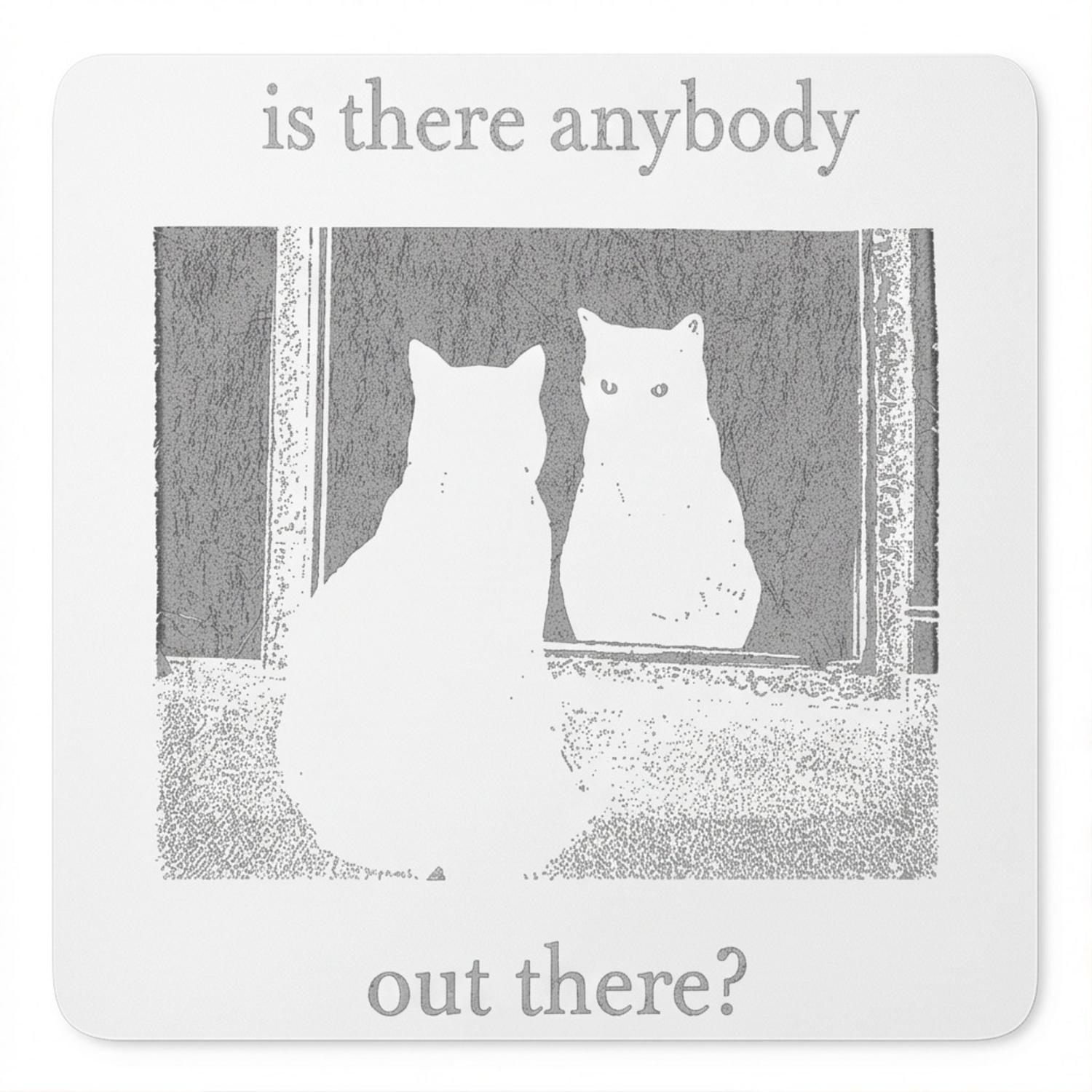 Pink Floyd Mousepad - Is There Any Body Out There Funny Witchy Cat Pink Floyd Mousepad - Is There Any Body Out There Funny Witchy Cat