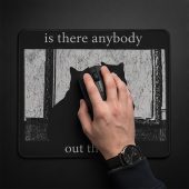 Pink Floyd Mousepad - Is There Any Body Out There Funny Witchy Cat