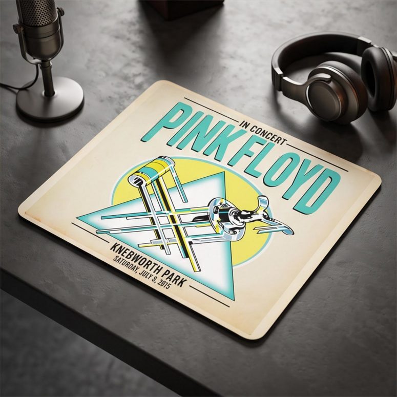 Pink Floyd Mousepad - Knebworth Park 1975 Pink Floyd Mousepad - Knebworth Park 1975