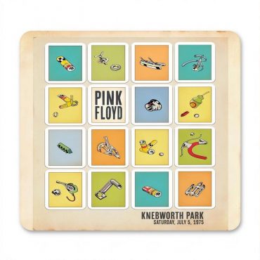Pink Floyd Mousepad - Knebworth Park Bicycle Parts 1975 Pink Floyd Mousepad - Knebworth Park Bicycle Parts 1975