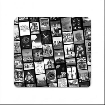 Pink Floyd Mousepad - Pink Floyd Artwork Poster Collage Black White Pink Floyd Mousepad - Pink Floyd Artwork Poster Collage Black White