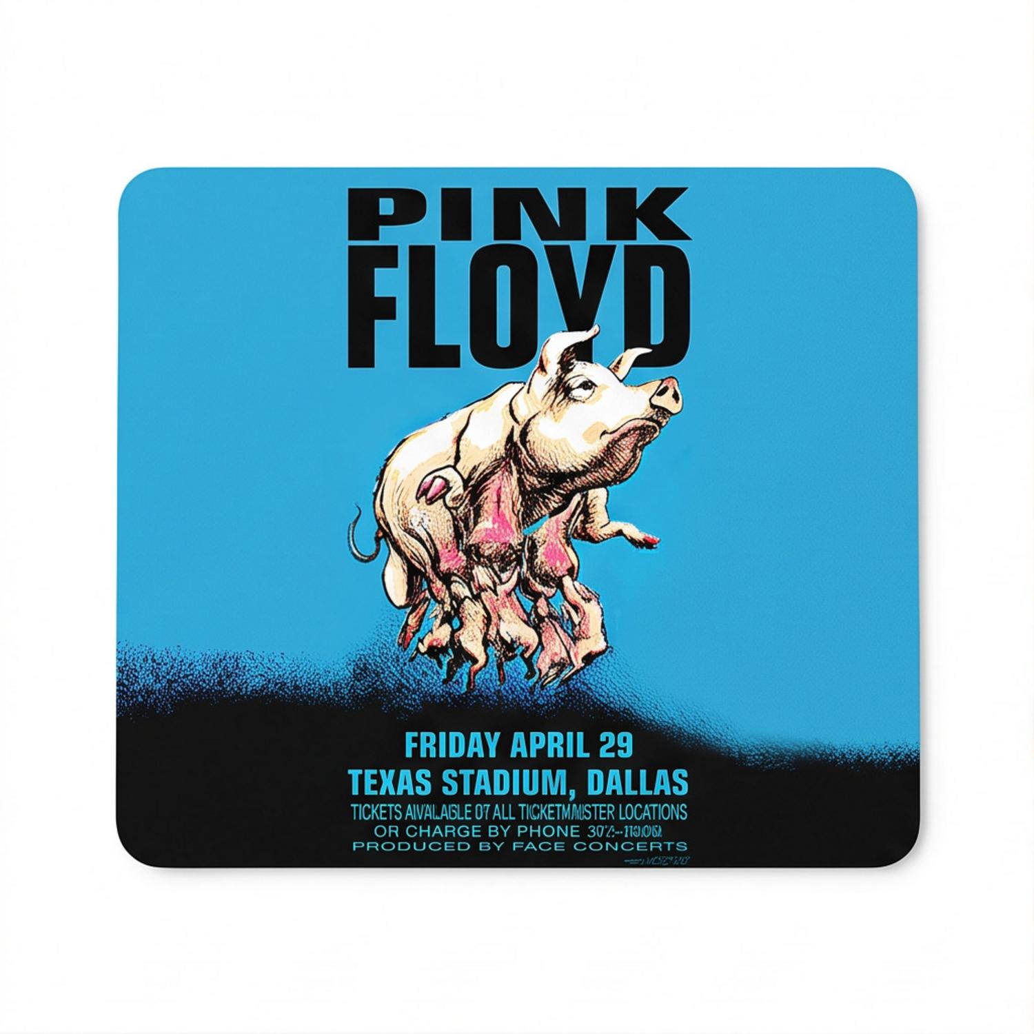 Pink Floyd Mousepad - Pink Floyd Dallas Texas 1994 Concert Pink Floyd Mousepad - Pink Floyd Dallas Texas 1994 Concert