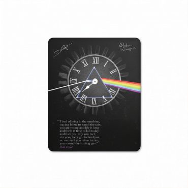 Pink Floyd Mousepad - Pink Floyd quote Time Art Pre Signed