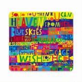 Pink Floyd Mousepad - Pink Floyd Wish You Were Here Limited Edition Art Print Signed LyricArt