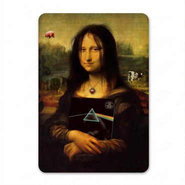 Pink Floyd Mousepad - TDSOTM Vinyl Disk Animals Atom Heart Mother Monalisa Parody