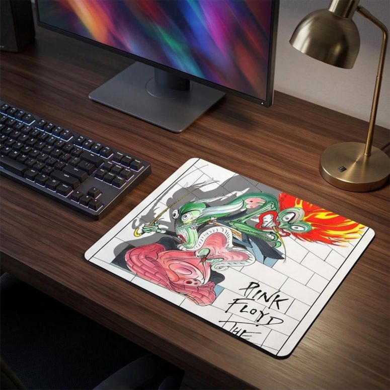 Pink Floyd Mousepad - The Characters The Wall Pink Floyd Mousepad - The Characters The Wall