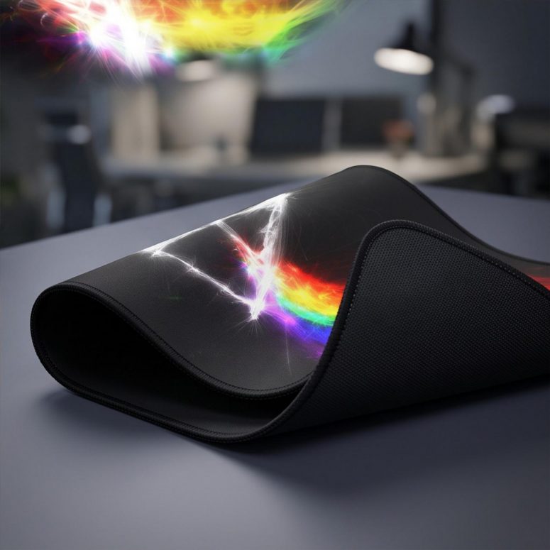 Pink Floyd Mousepad - The Dark Side Of The Moon Electric Smoke Pink Floyd Mousepad - The Dark Side Of The Moon Electric Smoke