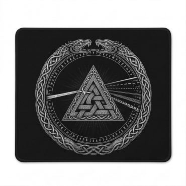 Pink Floyd Mousepad - Viking Valknut Dark Side Of The Moon