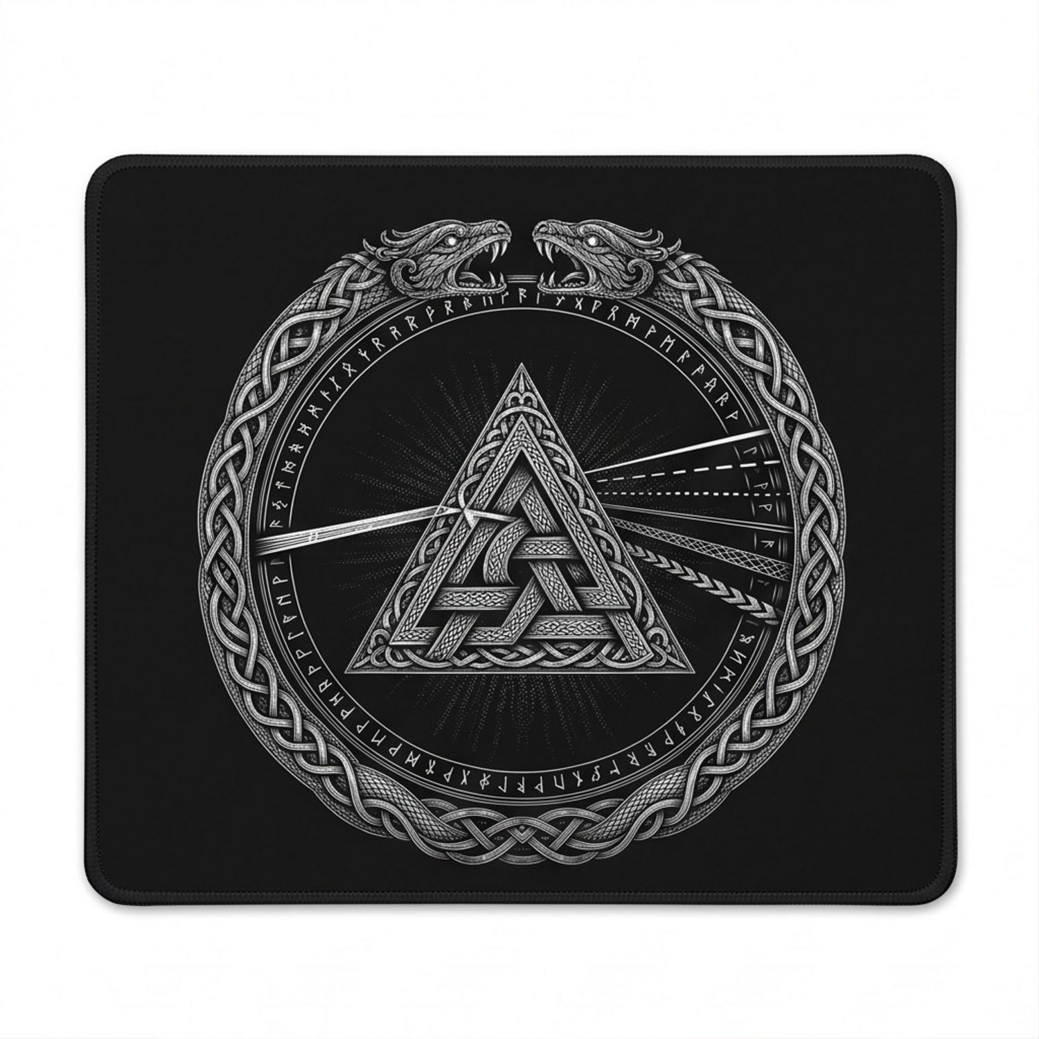 Pink Floyd Mousepad - Viking Valknut Dark Side Of The Moon Pink Floyd Mousepad - Viking Valknut Dark Side Of The Moon