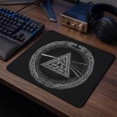 Pink Floyd Mousepad - Viking Valknut Dark Side Of The Moon Pink Floyd Mousepad - Viking Valknut Dark Side Of The Moon