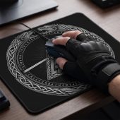 Pink Floyd Mousepad - Viking Valknut Dark Side Of The Moon Pink Floyd Mousepad - Viking Valknut Dark Side Of The Moon