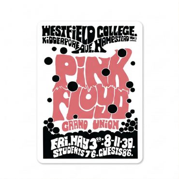 Pink Floyd Mousepad - Westfield College Hampstead Concert 1968