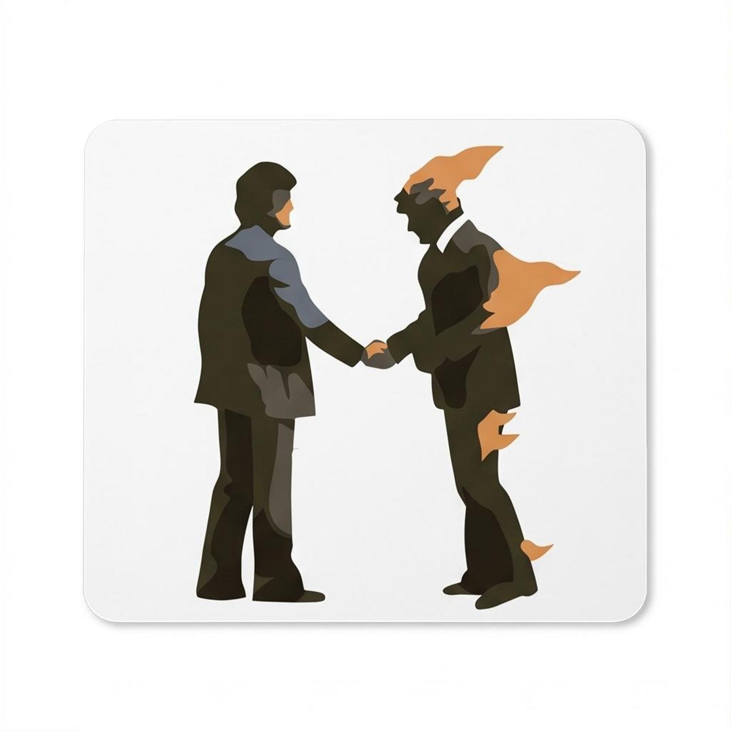 Pink Floyd Mousepad - Wish You Were Here Burning Man Pink Floyd Mousepad - Wish You Were Here Burning Man