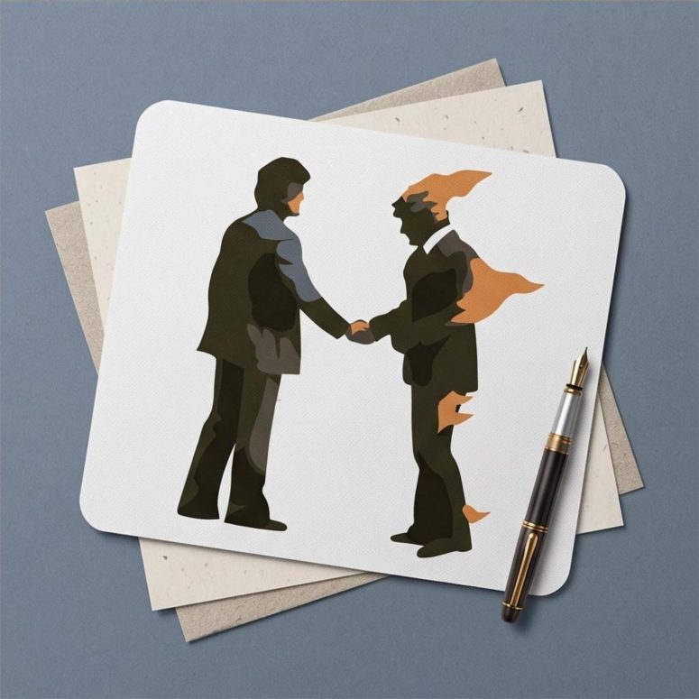 Pink Floyd Mousepad - Wish You Were Here Burning Man Pink Floyd Mousepad - Wish You Were Here Burning Man