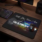 Pink Floyd Mousepad - Wish You Were Here With Guitar Typography And Signatures Pink Floyd Mousepad - Wish You Were Here With Guitar Typography And Signatures