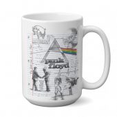 Pink Floyd Mug - Album Collage Sketch