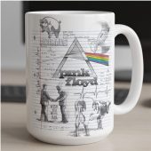 Pink Floyd Mug - Album Collage Sketch