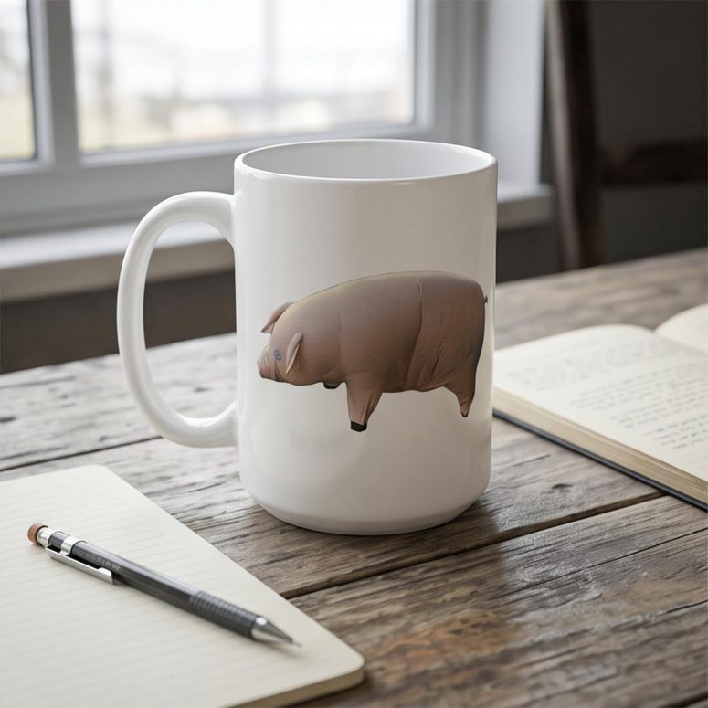 Pink Floyd Mug - Animals 2018 Remix Algie Pig Pink Floyd Mug - Animals 2018 Remix Algie Pig