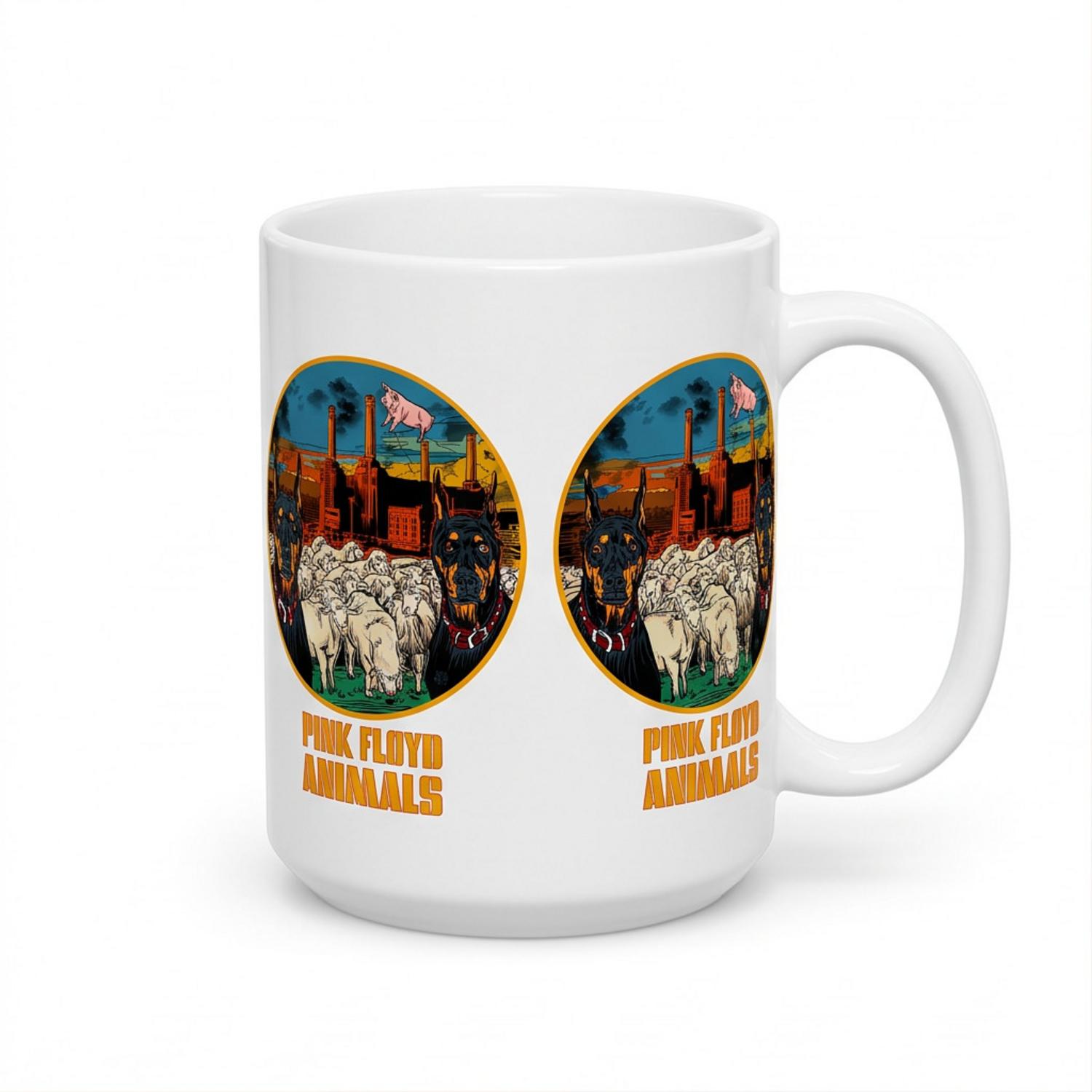 Pink Floyd Mug - Animals Dog Sheep Pig trippy Pink Floyd Mug - Animals Dog Sheep Pig trippy