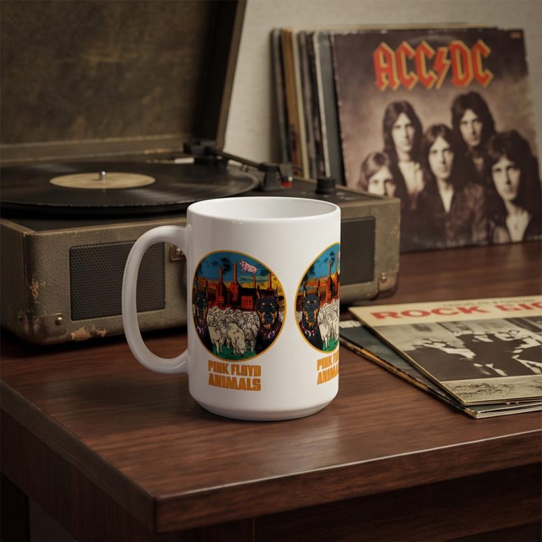 Pink Floyd Mug - Animals Dog Sheep Pig trippy Pink Floyd Mug - Animals Dog Sheep Pig trippy