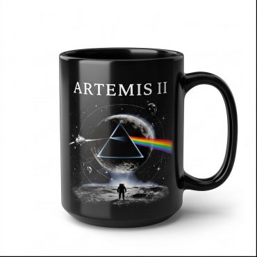 Pink Floyd Mug - Artemis II Dark Side of the Moon Space Mission Pink Floyd Mug - Artemis II Dark Side of the Moon Space Mission