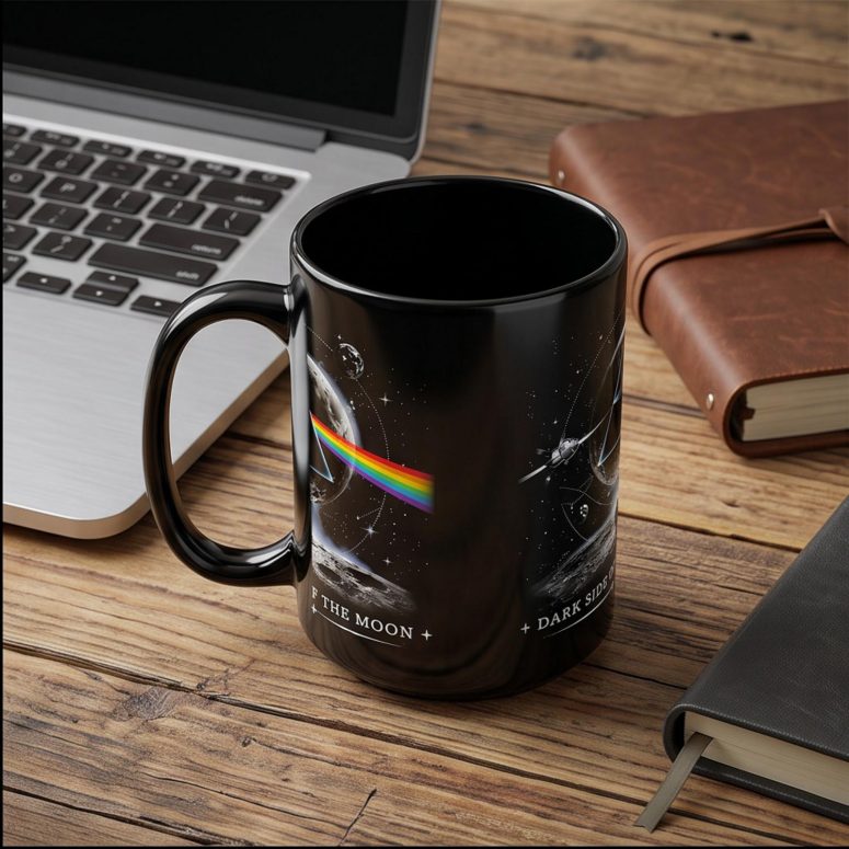 Pink Floyd Mug - Artemis II Dark Side of the Moon Space Mission Pink Floyd Mug - Artemis II Dark Side of the Moon Space Mission