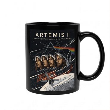 Pink Floyd Mug - Artemis II See You On The Dark Side Of The Moon Pink Floyd Mug - Artemis II See You On The Dark Side Of The Moon