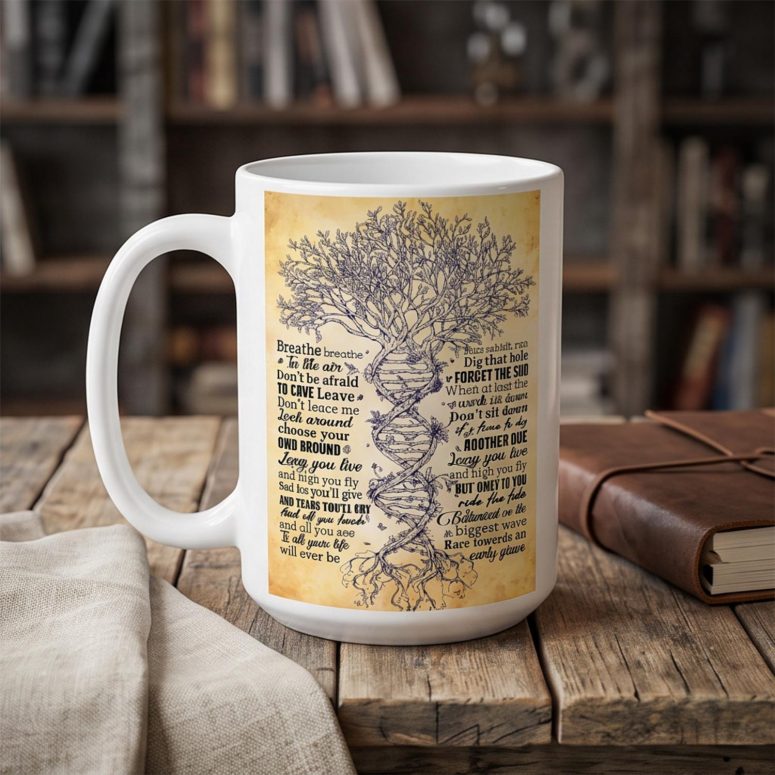 Pink Floyd Mug - Breathe Lyrics Pink Floyd Mug - Breathe Lyrics