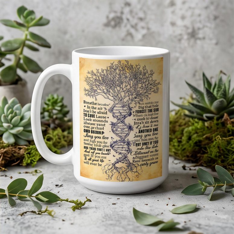 Pink Floyd Mug - Breathe Lyrics Pink Floyd Mug - Breathe Lyrics
