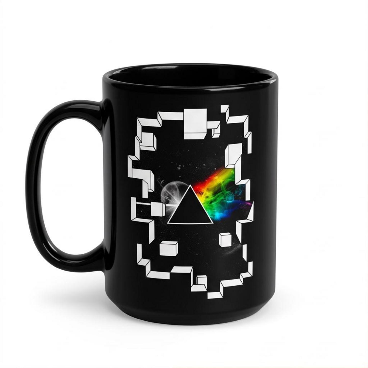 Pink Floyd Mug - Dark Side of the Moon Galaxy Break Wall Pink Floyd Mug - Dark Side of the Moon Galaxy Break Wall