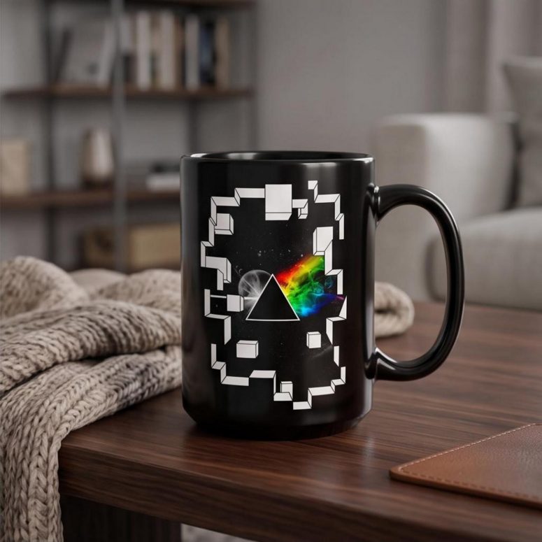 Pink Floyd Mug - Dark Side of the Moon Galaxy Break Wall Pink Floyd Mug - Dark Side of the Moon Galaxy Break Wall