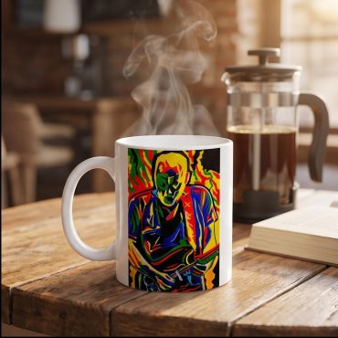 Pink Floyd Mug - David Gilmour Legend Abstract Art