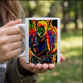 Pink Floyd Mug - David Gilmour Legend Abstract Art