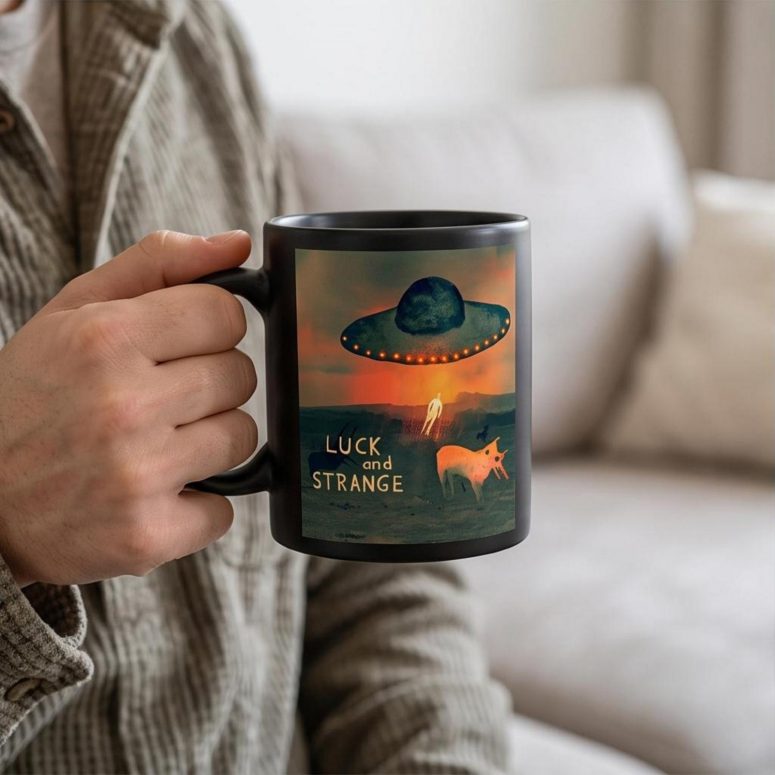Pink Floyd Mug - David GIlmour Luck And Strange Dark and Velvet Nights Pink Floyd Mug - David GIlmour Luck And Strange Dark and Velvet Nights