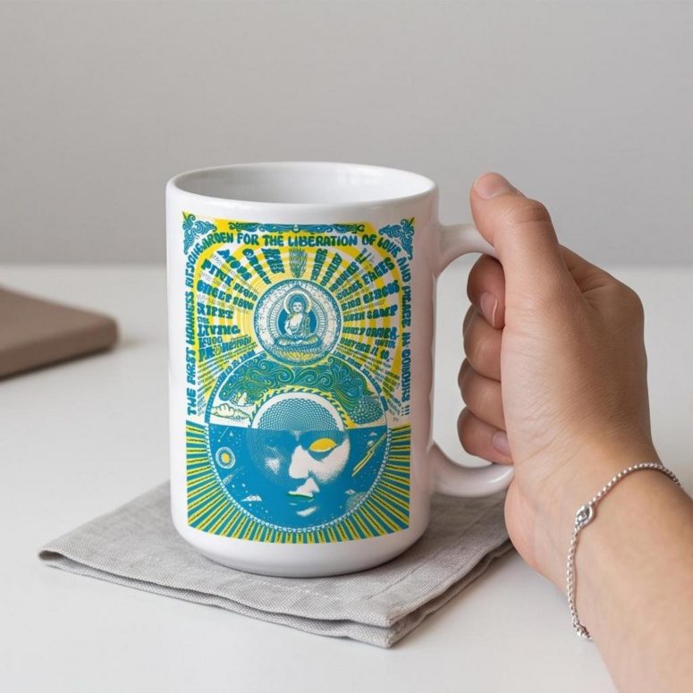 Pink Floyd Mug - Den Haag Netherlands 1968 Concert Pink Floyd Mug - Den Haag Netherlands 1968 Concert
