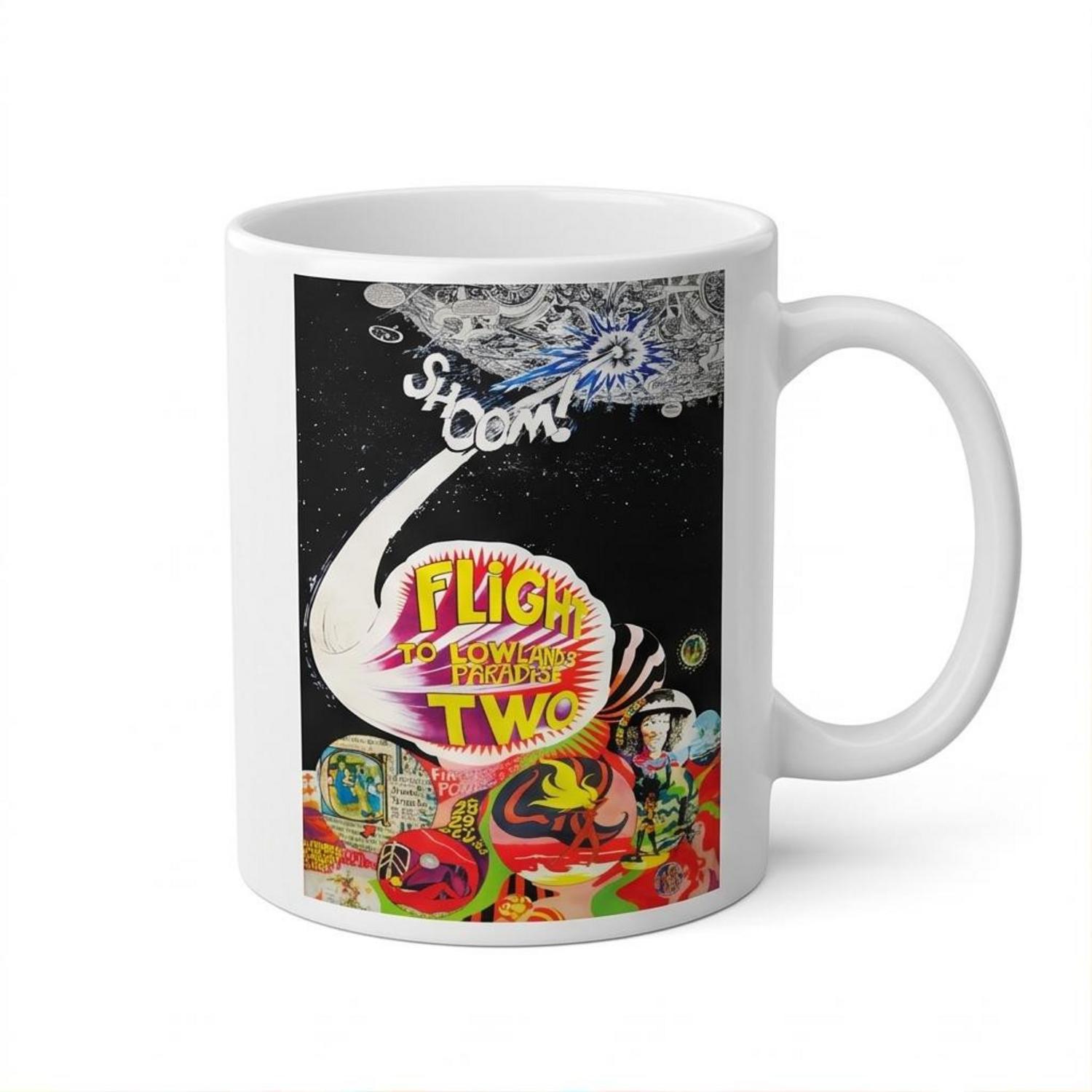 Pink Floyd Mug - Flight To Lowlands Paradise Two Pink Floyd 1968 Pink Floyd Mug - Flight To Lowlands Paradise Two Pink Floyd 1968