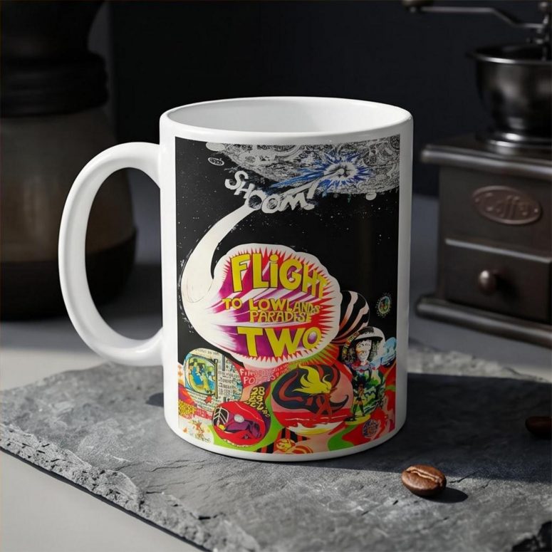 Pink Floyd Mug - Flight To Lowlands Paradise Two Pink Floyd 1968 Pink Floyd Mug - Flight To Lowlands Paradise Two Pink Floyd 1968