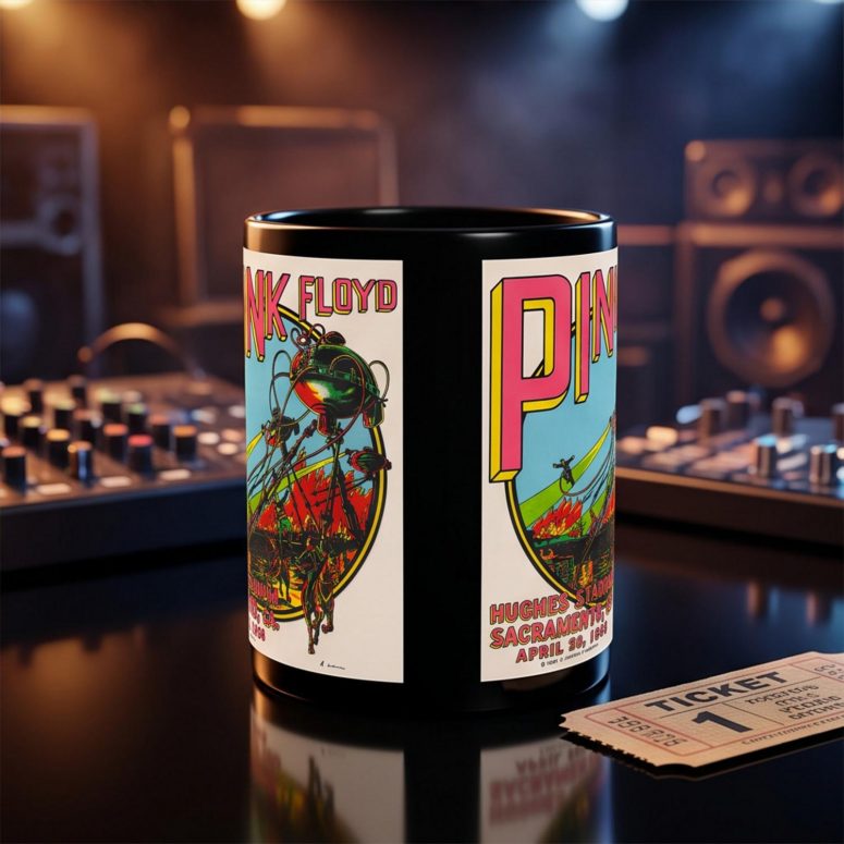 Pink Floyd Mug - Hughes Stadium Sacramento Concert
