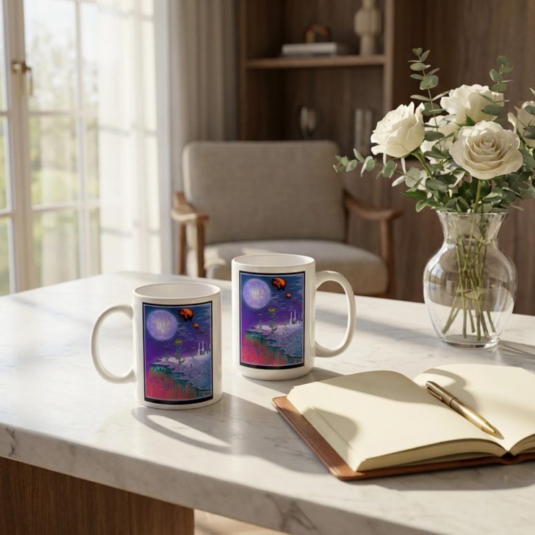 Pink Floyd Mug - In The Flesh Tour 1977 Anaheim Stadium LA CA Pink Floyd Mug - In The Flesh Tour 1977 Anaheim Stadium LA CA