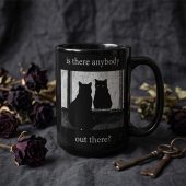 Pink Floyd Mug - Is There Any Body Out There Funny Witchy Cat Pink Floyd Mug - Is There Any Body Out There Funny Witchy Cat