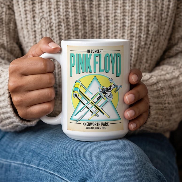 Pink Floyd Mug - Knebworth Park 1975 Pink Floyd Mug - Knebworth Park 1975