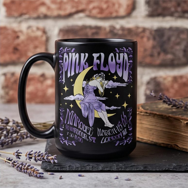 Pink Floyd Mug - Moon Girl Marquee March 15 66 London